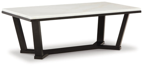 Fostead White/Espresso Coffee Table