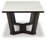 Fostead White/Espresso Coffee Table