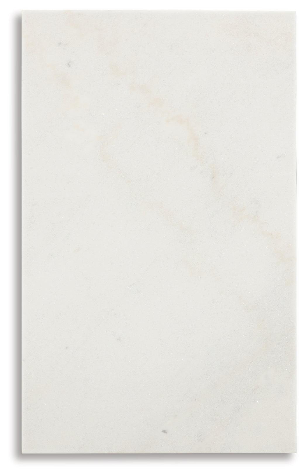 Fostead White/Espresso Coffee Table by Ashley at Eve Furniture