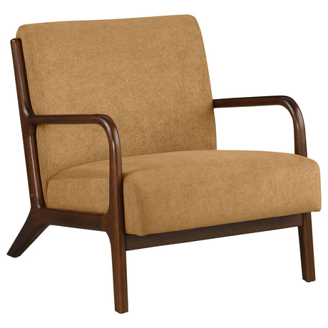 Foster Honey Upholstered Wood Frame Accent Chair by Coaster at Eve Furniture