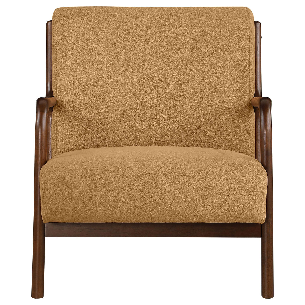 Foster Honey Upholstered Wood Frame Accent Chair by Coaster at Eve Furniture