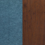 Foster Peacock Blue Upholstered Wood Frame Accent Chair by Coaster at Eve Furniture