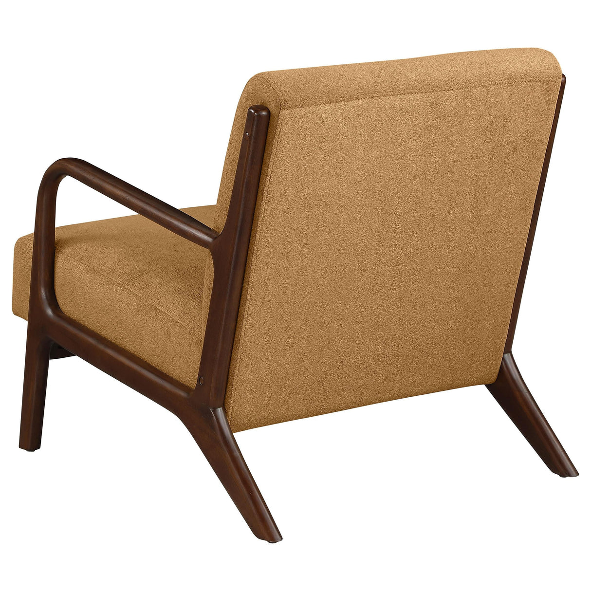 Foster Honey Upholstered Wood Frame Accent Chair