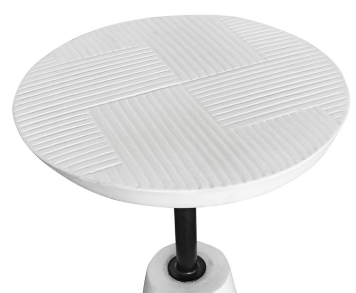 Foundation Outdoor Accent Table White by Moe's Home at Eve Furniture