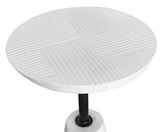 Foundation Outdoor Accent Table White by Moe's Home at Eve Furniture