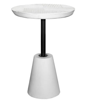 Foundation Outdoor Accent Table White by Moe's Home at Eve Furniture