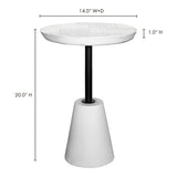 Foundation White Outdoor Accent Table by Moe's Home at Eve Furniture