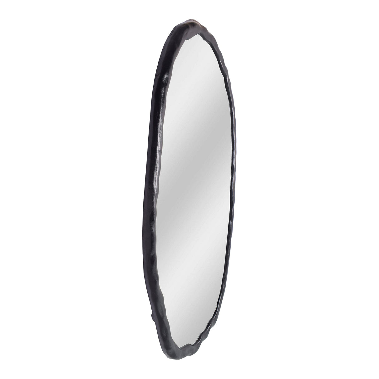 Foundry Black Oval Mirror by Moe's Home at Eve Furniture