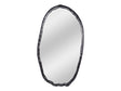 Foundry Black Oval Mirror
