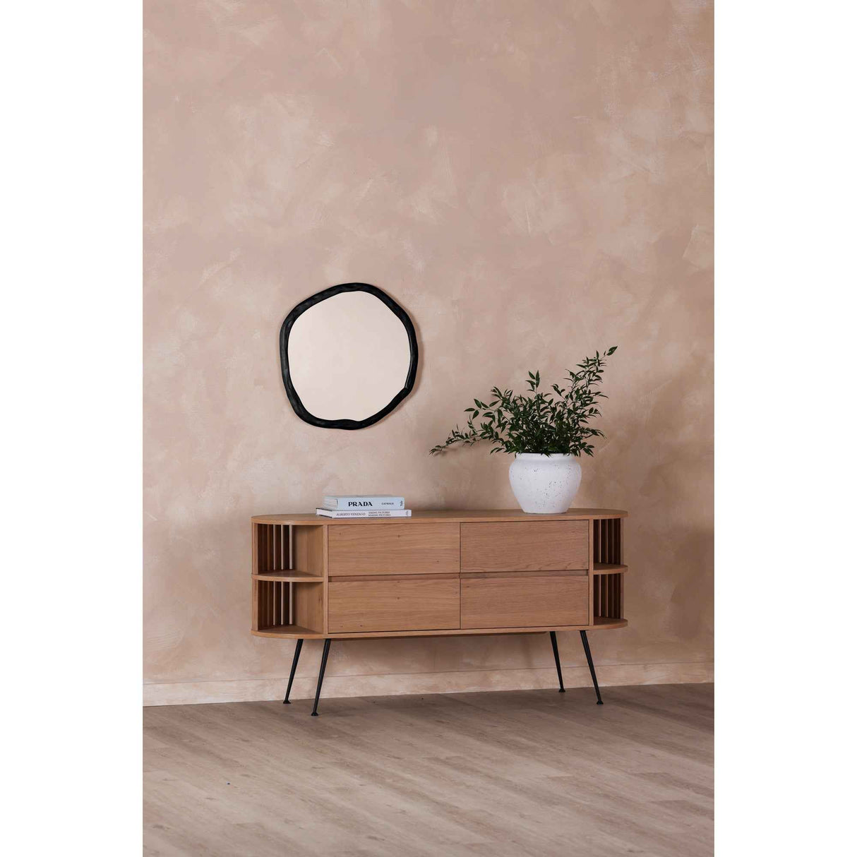 Foundry Black Small Mirror