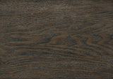 Foundry Brown/Gunmetal Counter Height Table with Wine Rack by Homelegance at Eve Furniture