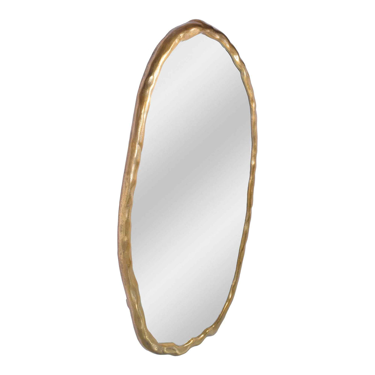 Foundry Gold Oval Mirror