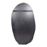 Foundry Gold Oval Mirror