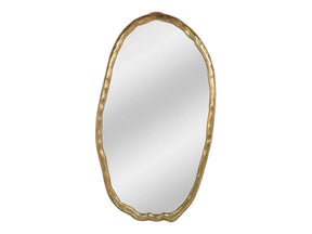 Foundry Gold Oval Mirror