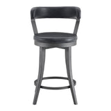Foundry Gunmetal/Black 7-Piece Counter Height Set by Homelegance at Eve Furniture