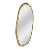 Foundry Oval Mirror Gold by Moe's Home at Eve Furniture