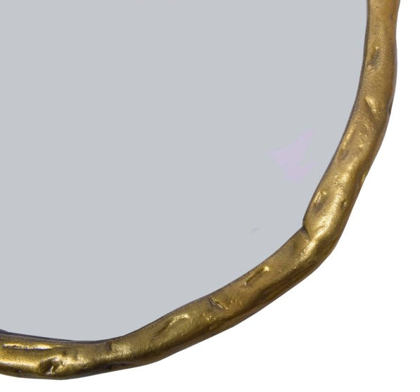 Foundry Small Mirror Gold by Moe's Home at Eve Furniture