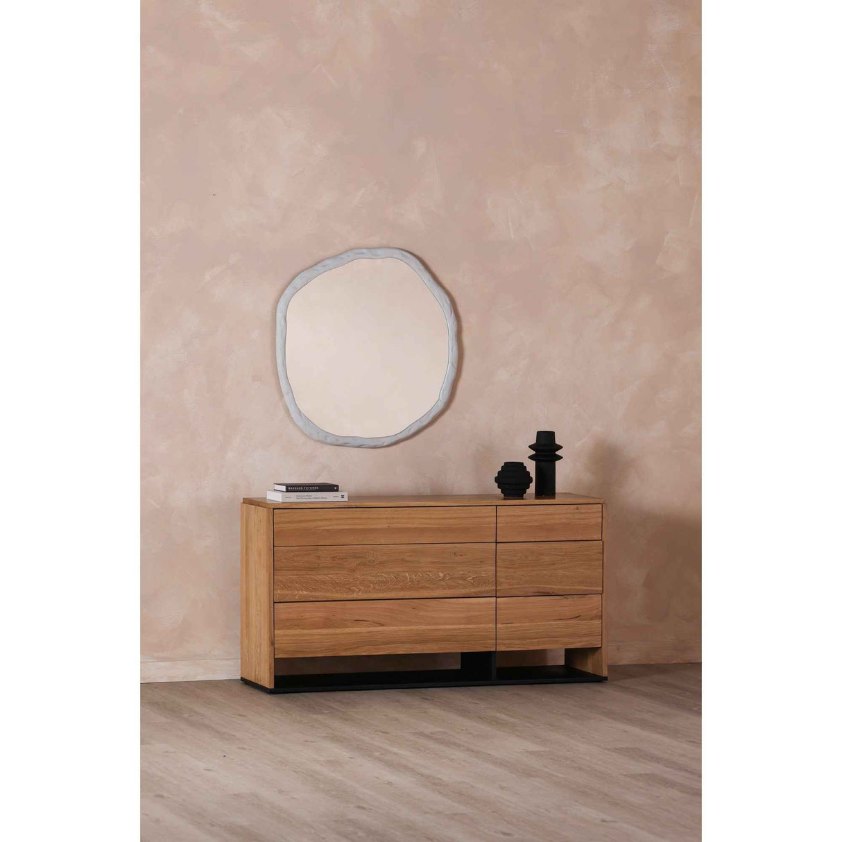 Foundry White Large Mirror