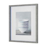 Four Artisan Bowls by Mark Chandon a Framed Art Print Matted under Glass by Mercana at Eve Furniture