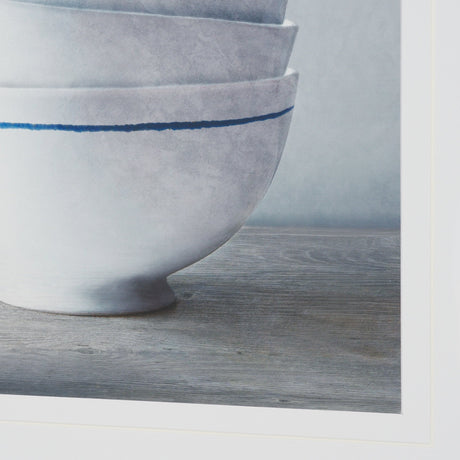 Four Artisan Bowls by Mark Chandon a Framed Art Print Matted under Glass by Mercana at Eve Furniture