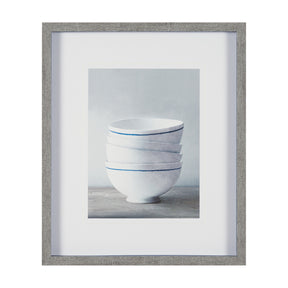 Four Artisan Bowls by Mark Chandon a Framed Art Print Matted under Glass by Mercana at Eve Furniture