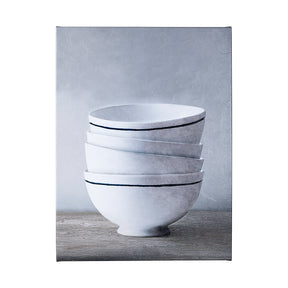 Four Artisan Bowls by Mercana Studio a Hand Embellished Textured Canvas by Mercana at Eve Furniture