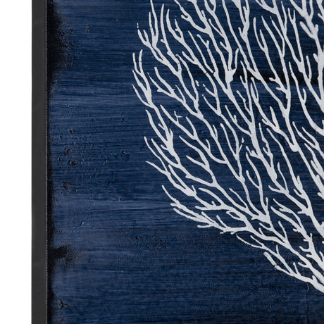 Four Corals Blue/White Canvas by Crestview at Eve Furniture