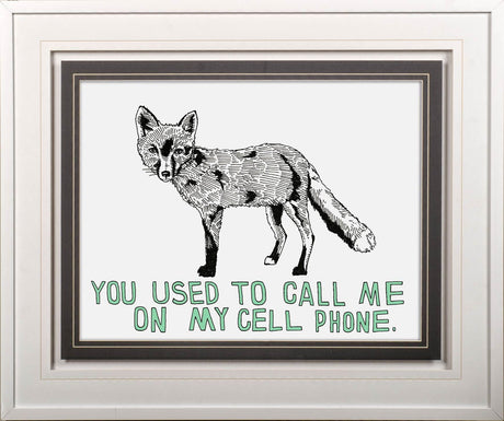 Fox by Marie, Natasha a Framed Art Print Matted under Glass by Mercana at Eve Furniture