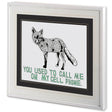 Fox by Marie, Natasha a Framed Art Print Matted under Glass by Mercana at Eve Furniture