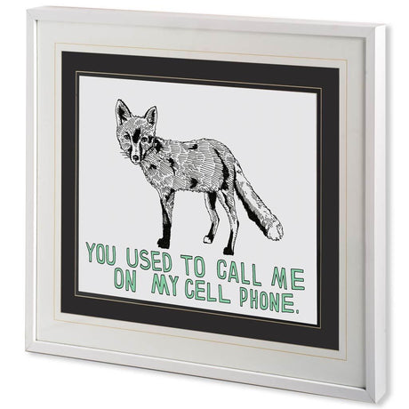 Fox by Marie, Natasha a Framed Art Print Matted under Glass by Mercana at Eve Furniture
