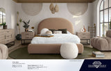 Fox Camel Performance Velvet Bed by Diamond Sofa at Eve Furniture