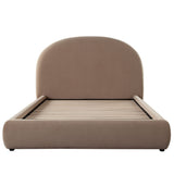 Fox Camel Performance Velvet Bed by Diamond Sofa at Eve Furniture