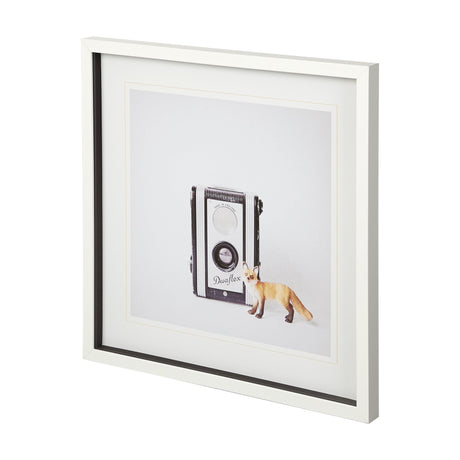 Fox & Vintage Camera by Susannah Tucker Photography a Framed Photo Art Print Matted under Glass by Mercana at Eve Furniture