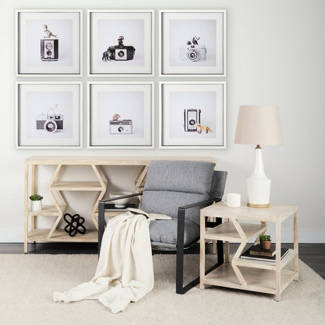 Fox & Vintage Camera by Susannah Tucker Photography a Framed Photo Art Print Matted under Glass by Mercana at Eve Furniture