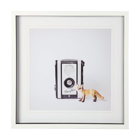 Fox & Vintage Camera by Susannah Tucker Photography a Framed Photo Art Print Matted under Glass by Mercana at Eve Furniture