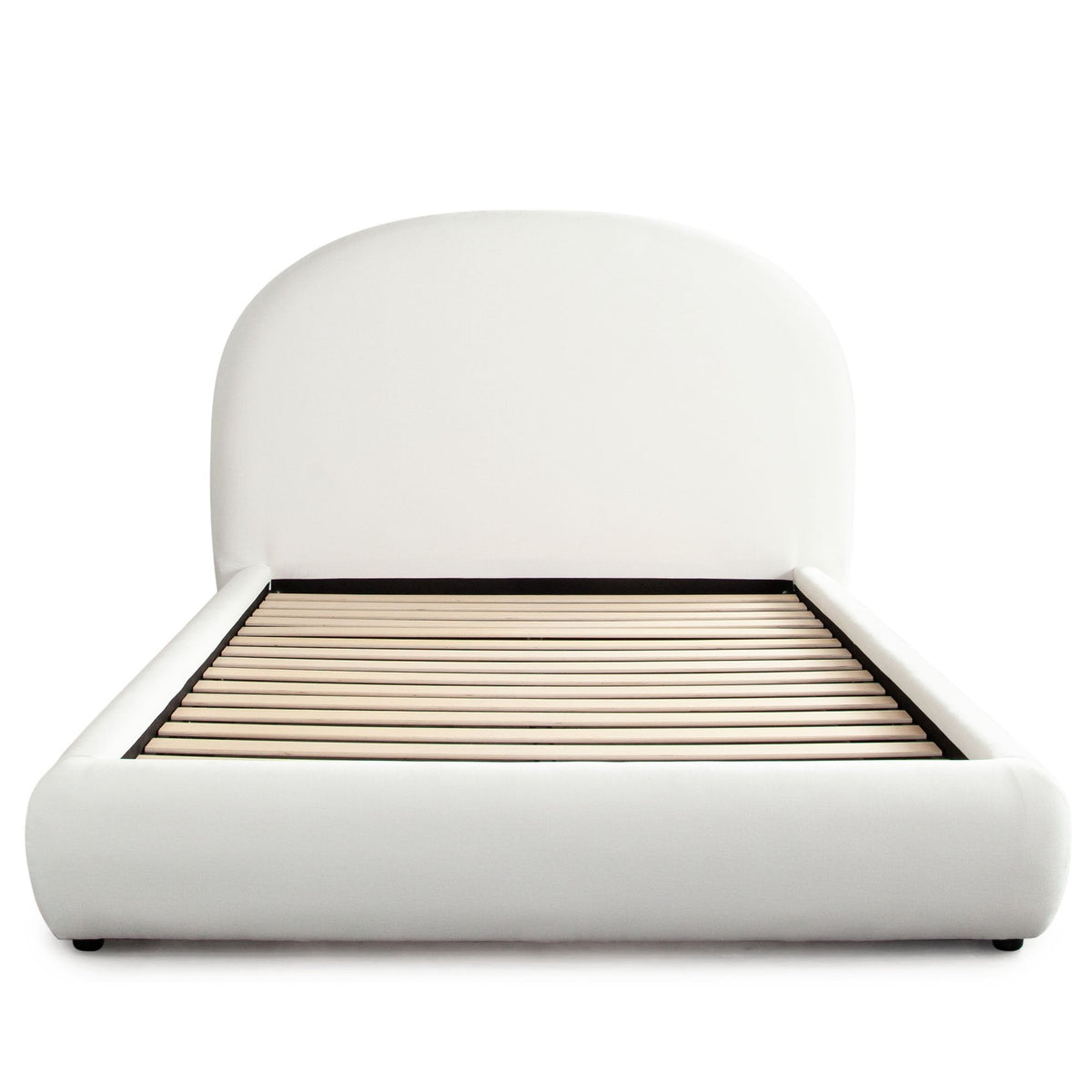 Fox White Performance Fabric Bed by Diamond Sofa at Eve Furniture