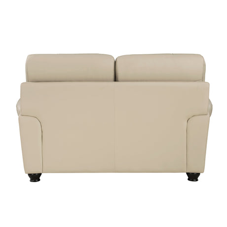 Foxborough Cream Loveseat by Homelegance at Eve Furniture
