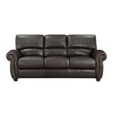 Foxborough Dark Brown 2-Piece Living Room Set by Homelegance at Eve Furniture