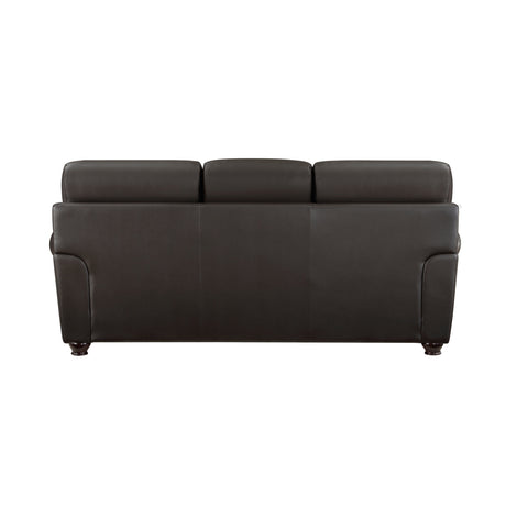 Foxborough Dark Brown 2-Piece Living Room Set by Homelegance at Eve Furniture