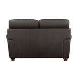 Foxborough Dark Brown 2-Piece Living Room Set by Homelegance at Eve Furniture