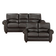 Foxborough Dark Brown 2-Piece Living Room Set by Homelegance at Eve Furniture