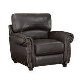 Foxborough Dark Brown Chair by Homelegance at Eve Furniture