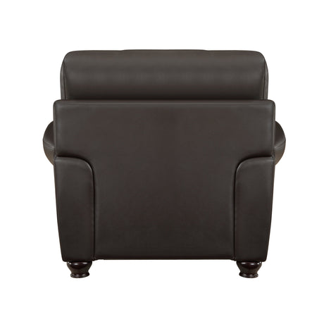 Foxborough Dark Brown Chair by Homelegance at Eve Furniture