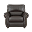 Foxborough Dark Brown Chair by Homelegance at Eve Furniture