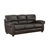 Foxborough Dark Brown Sofa by Homelegance at Eve Furniture