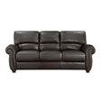 Foxborough Dark Brown Sofa by Homelegance at Eve Furniture