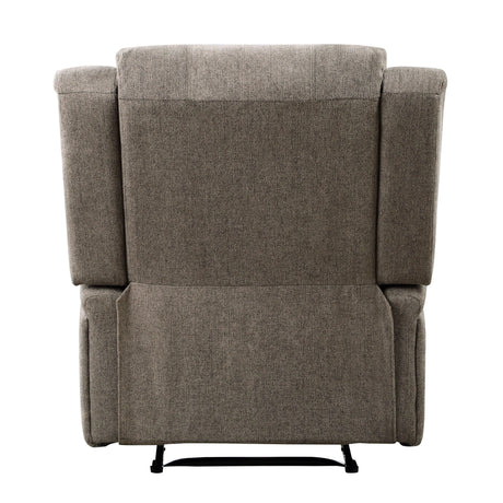 Foxcroft Brown Chenille Power Reclining Chair by Homelegance at Eve Furniture
