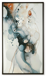 Foxenburg Blue/Amber/White Wall Art by Ashley at Eve Furniture