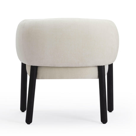 Foxy Cream Performance Basketweave Chenille Accent Chair by TOV Furniture at Eve Furniture
