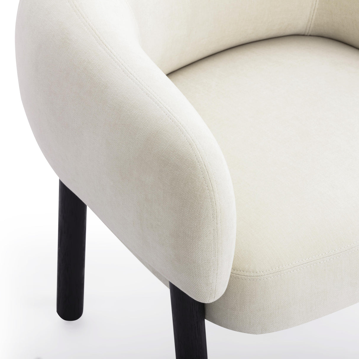 Foxy Cream Performance Basketweave Chenille Accent Chair by TOV Furniture at Eve Furniture
